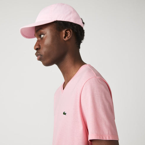 LACOSTE V-neck Pima Cotton Jersey T-shirt Mens Apparel -